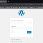 Formulario de inicio de sesión de WordPress localizado en /wp-login.php
